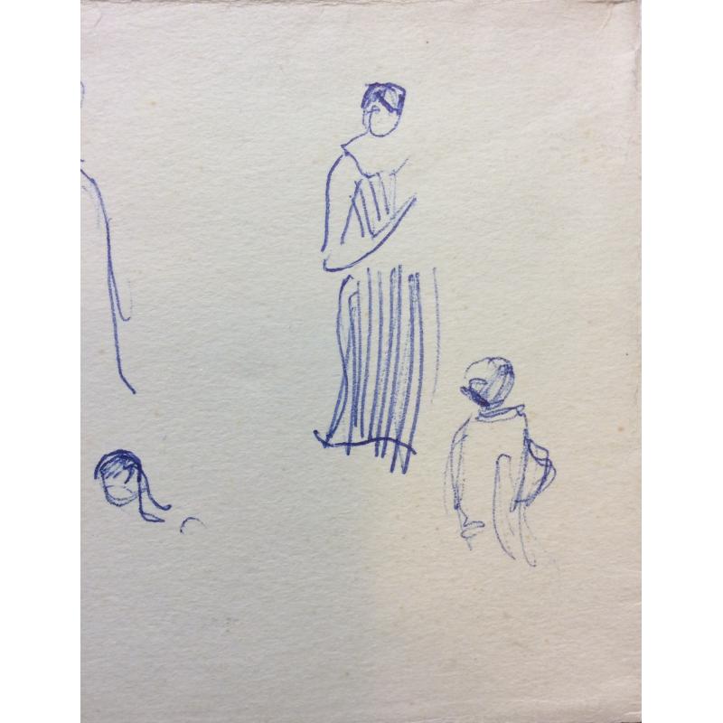 Лабас А. А. Набросок Люди