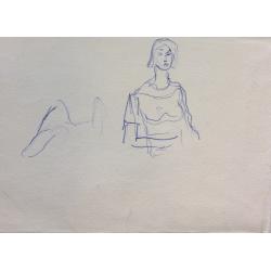 Лабас А. А. Набросок Люди