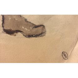 Обручева Н. Н.  Эскиз костюмов Селифан и Петрушки. Мертвые души