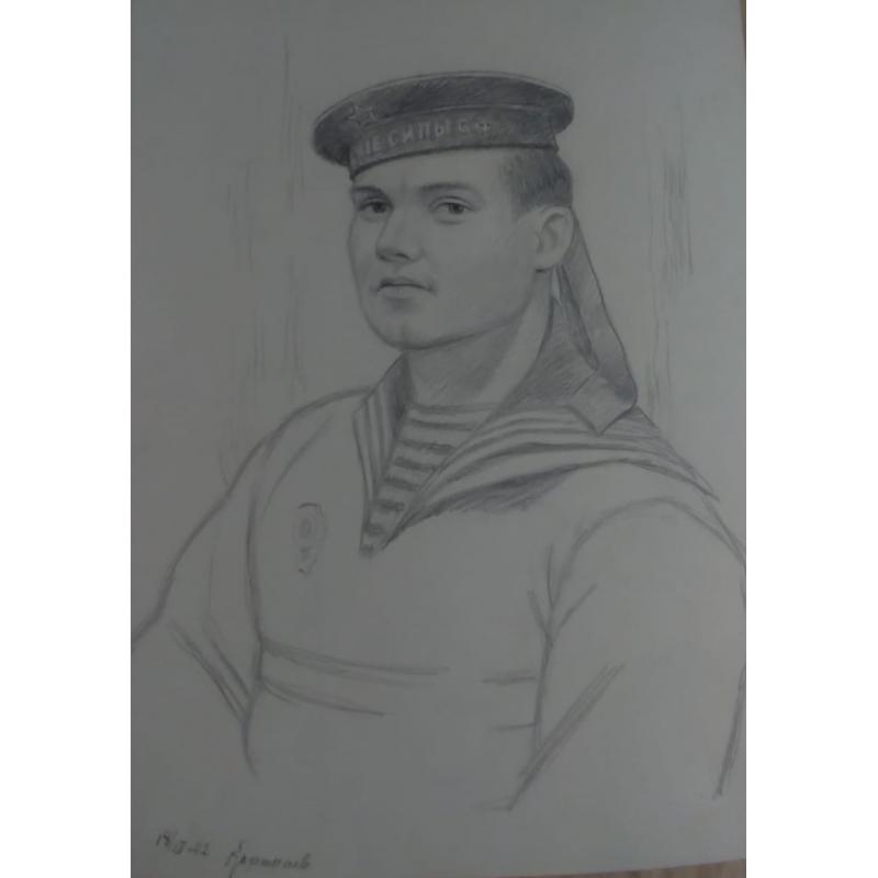 Кольцов А.Я. Портрет моряка Каратаева