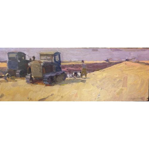 Егоров В.К. На пашне