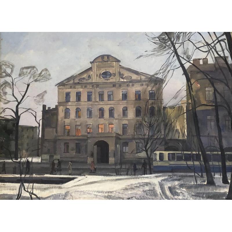 Суворов Н.Г. Улица Комсомола в Ленинграде