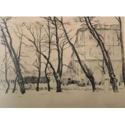 Ванеев П.И. Ленинград. Городской пейзаж