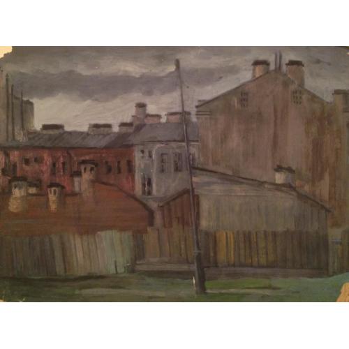 Анушина А.И. Охта. Длинный забор