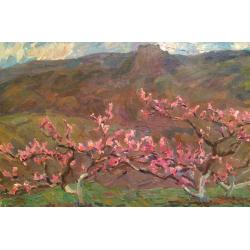 Сорокин И.В. Цветущие персиковые деревья