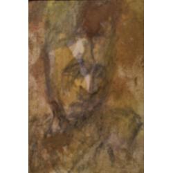 Жегин (Шехтель) Л.Ф. Портрет в желтых тонах