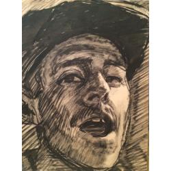 Витинг Н.И. Автопортрет с открытым ртом