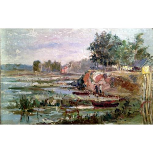 Ершов И.А. На рыбалке. Подмосковье