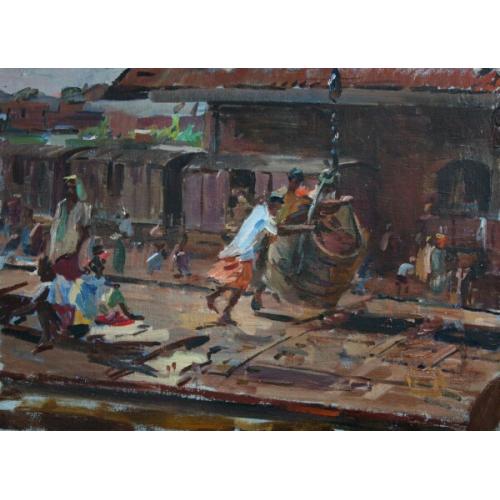 Бантиков А.С. Индия. Погрузка руды