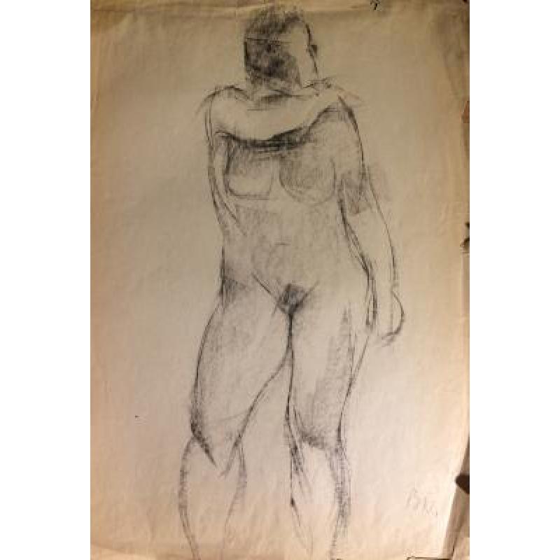 Почиталов В.В. Обнаженная с поднятой рукой