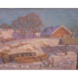 Телегин В.П. Зимний причал