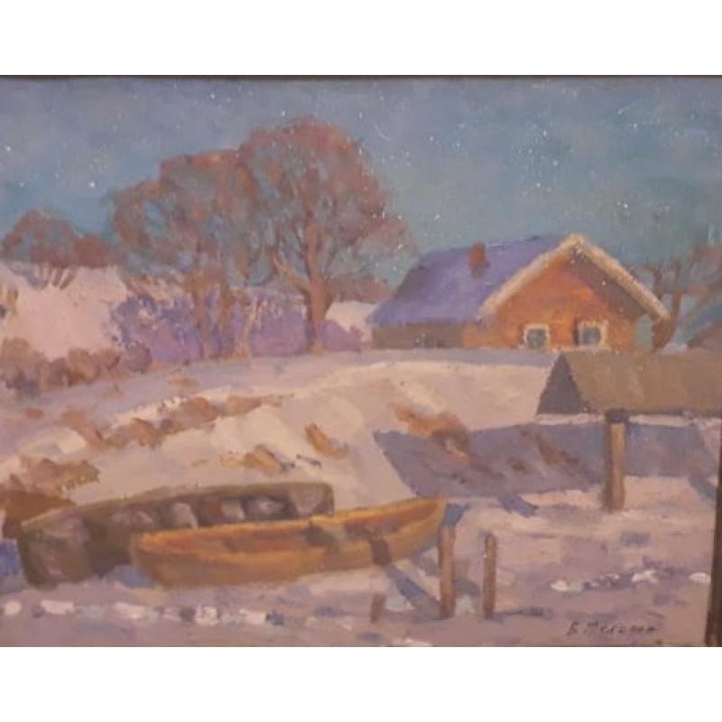 Телегин В.П. Зимний причал