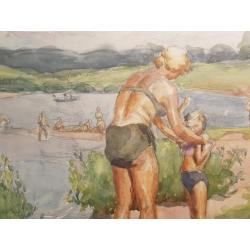Пискарева А.Н. Отдых у реки