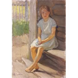 Соломин Н.К. В деревне