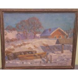 Телегин В.П. Зимний причал