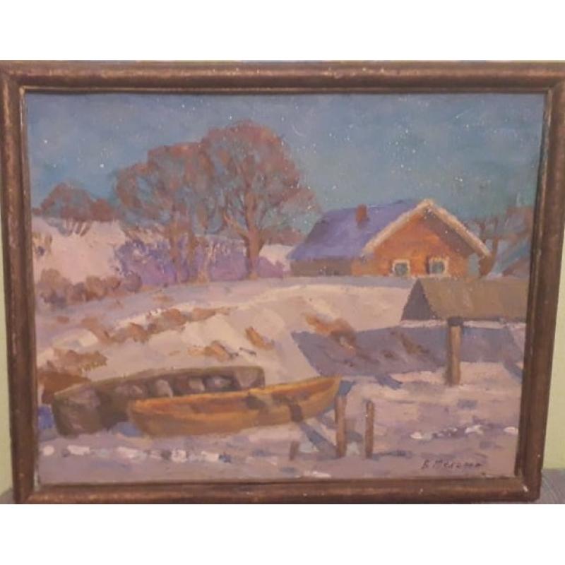 Телегин В.П. Зимний причал