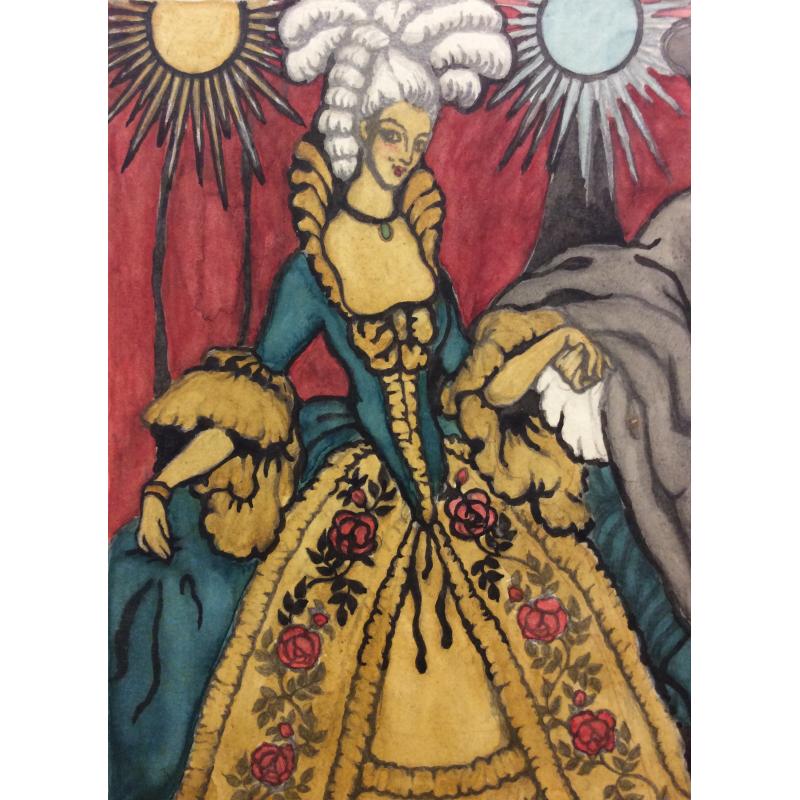 Неизвестный художник Дама и кавалер