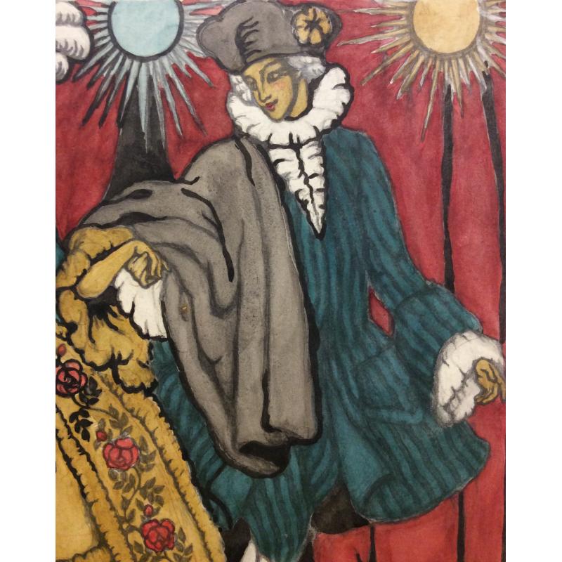 Неизвестный художник Дама и кавалер