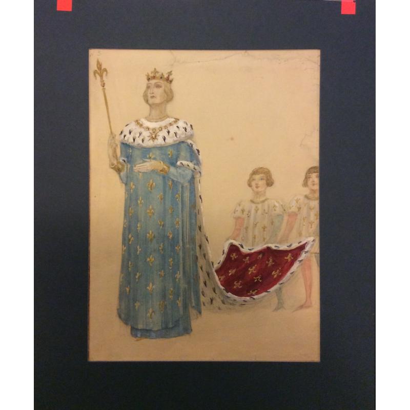 Мазанов А.М. Эскиз костюмов к театральной постановке