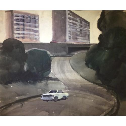 Бурмистров Б. А. Дорога в городе