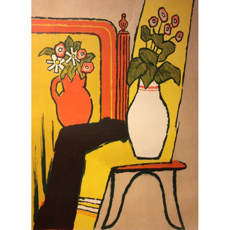 Ведерников А. С. Натюрморт на желтом шарфе