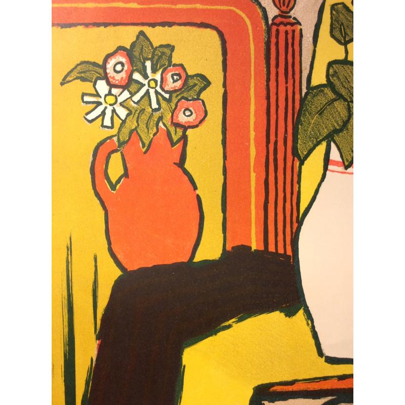 Ведерников А. С. Натюрморт на желтом шарфе