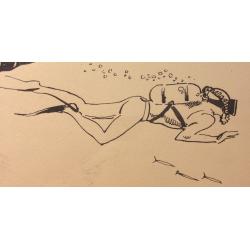 Мешков Е. А. Иллюстрация к серии книг Мир приключений (Альманах)