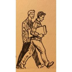 Мешков Е. А. Пешеходный переход. Иллюстрация к книге Яковлева.