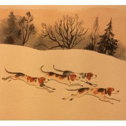 Мешков Е. А. Иллюстрация к книге С. Романовского Сон лисы