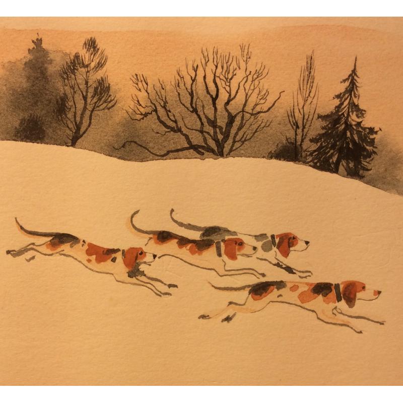 Мешков Е. А. Иллюстрация к книге С. Романовского Сон лисы