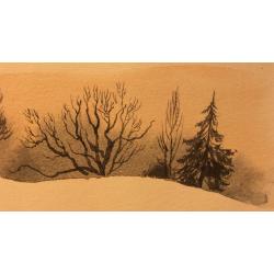 Мешков Е. А. Иллюстрация к книге С. Романовского Сон лисы