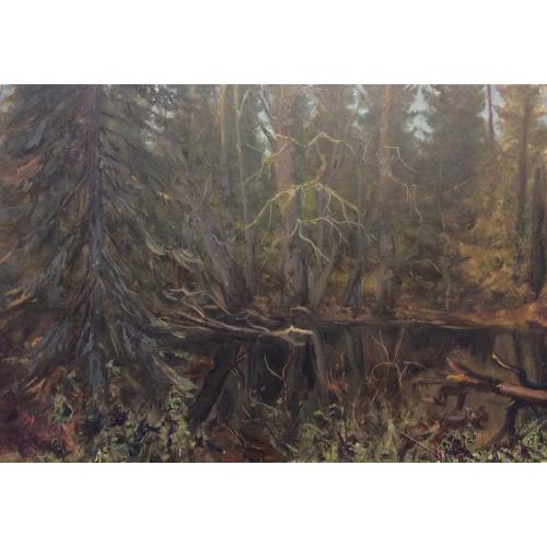 Кибардин Г. В. Водоем в лесу