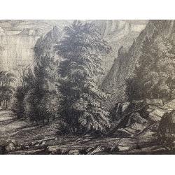 Богаевский К.Ф. Южная страна лист № 18 из альбома Автолитографии.20 рисунков,исполненных на камне автором