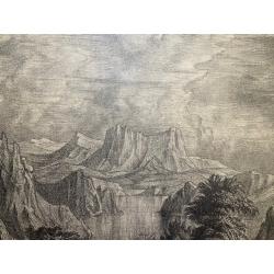 Богаевский К.Ф. Южная страна лист № 18 из альбома Автолитографии.20 рисунков,исполненных на камне автором