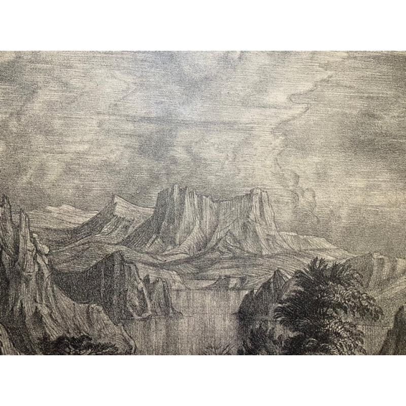 Богаевский К.Ф. Южная страна лист № 18 из альбома Автолитографии.20 рисунков,исполненных на камне автором