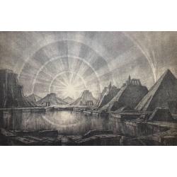 Богаевский К.Ф. Vanitasлист № 20 из альбома Автолитографии.20 рисунков,исполненных на камне автором 1922 г.