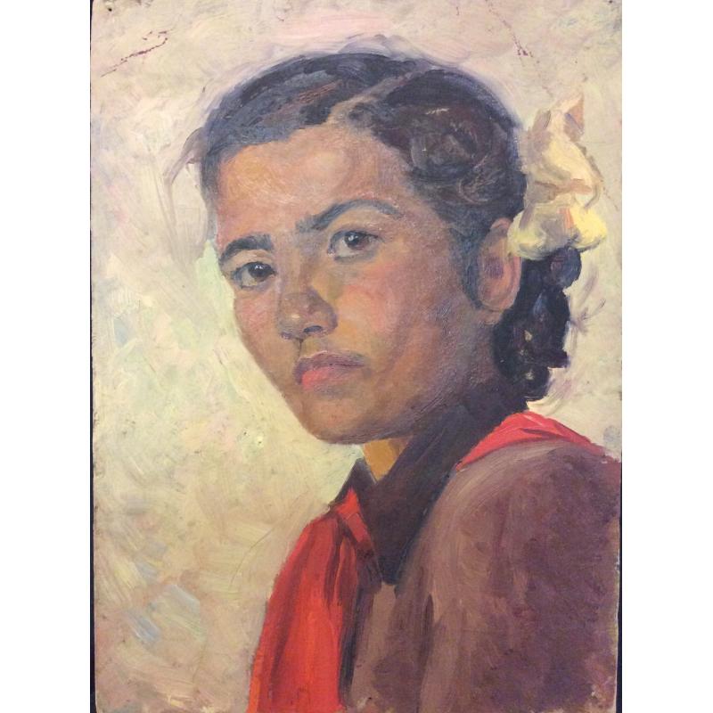 Бесперстов А.Т. Портрет пионерки