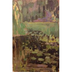 Гальвич В. Этюд Пруд. Имение Старое Гиреево