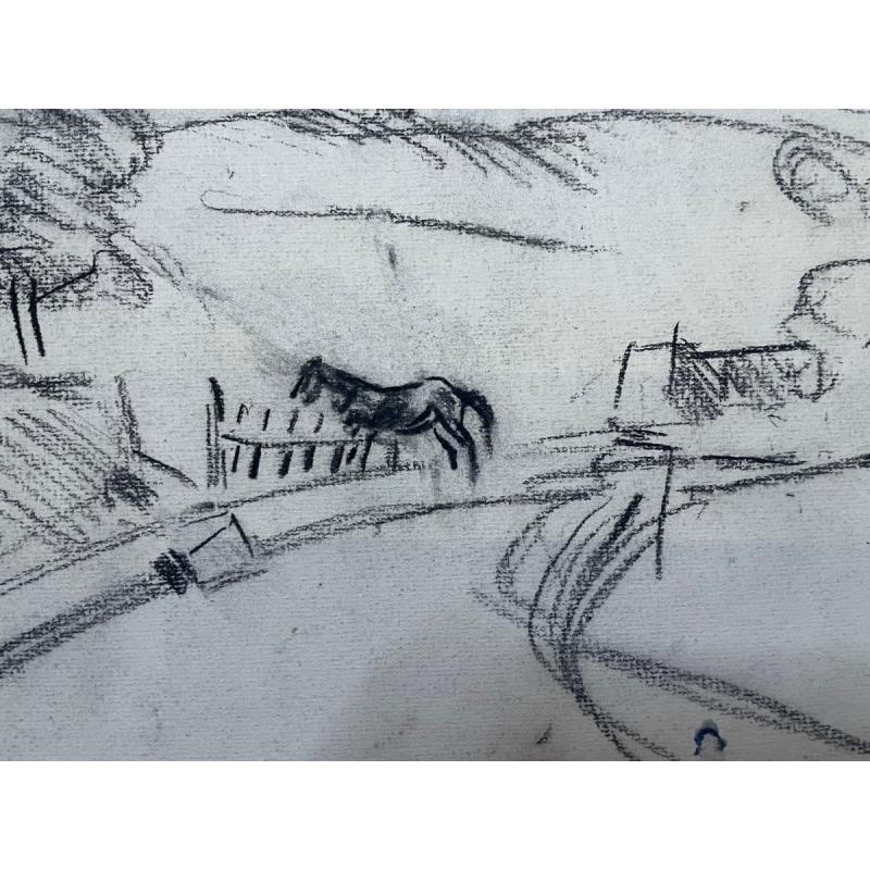 Кончаловский М.П.  Пейзаж с лошадкой