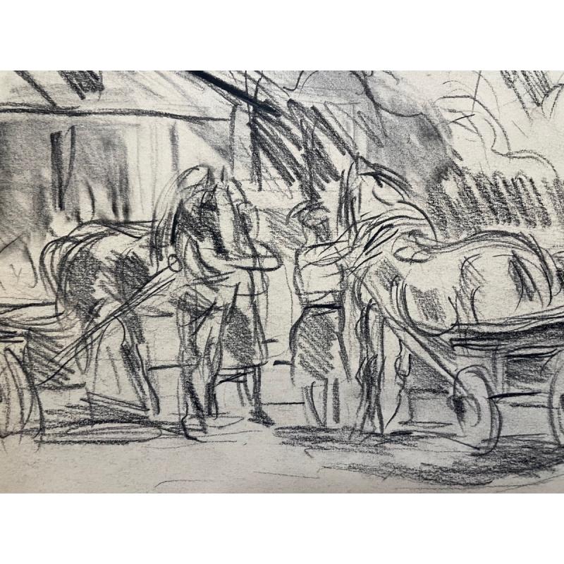 Кончаловский М.П. Готовят телеги