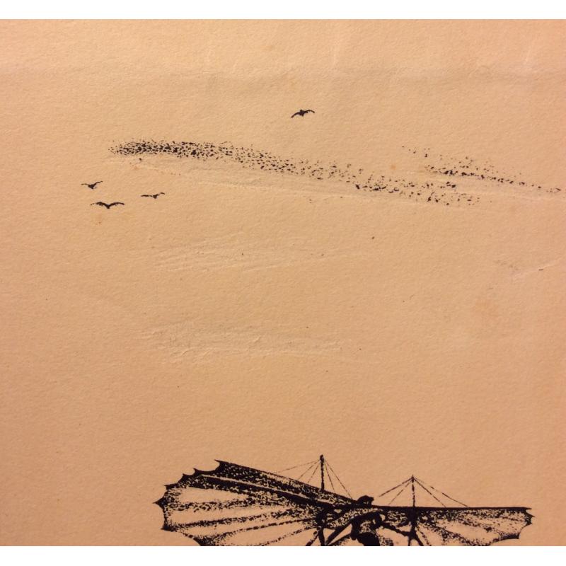 Тамби В. А. Планер О. Лилиенталя. Иллюстрация к книге Как человек научился летать