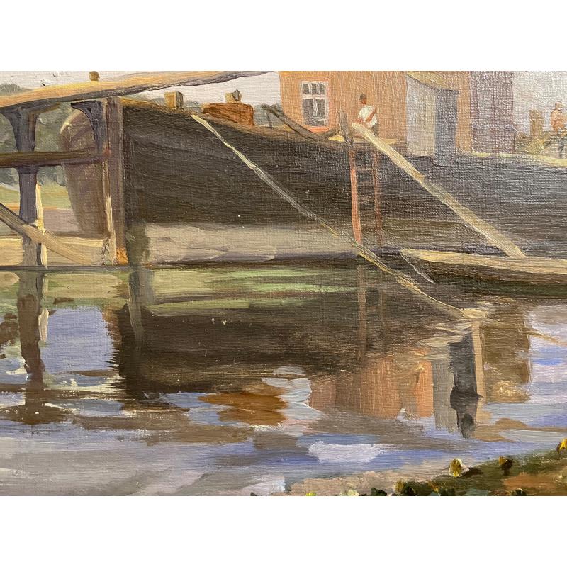 Кибардин Г.В. Погрузка на баржу