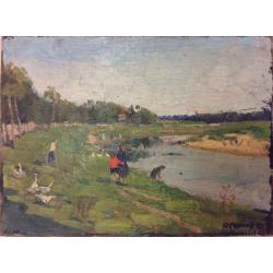 Саханов А.И. Летний пейзаж