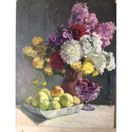 Саханов А.И. Цветы и яблоки