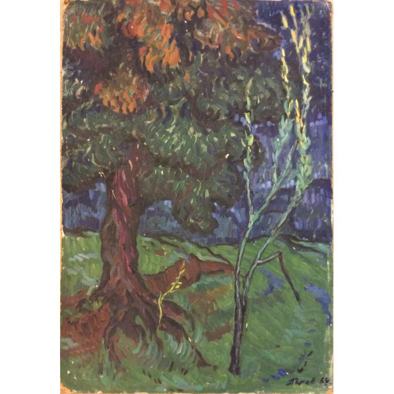 Перов А.П. Дуб и ива