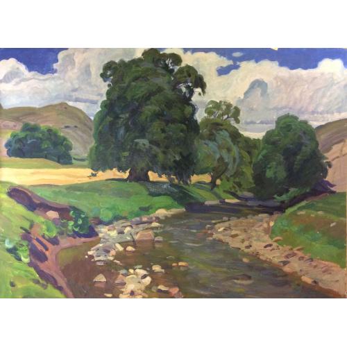 Папикян А. С. Пейзаж с речкой