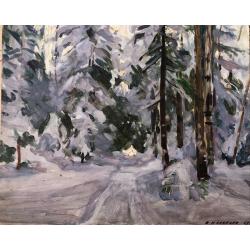 Лебедев В.Н. Зимний лес