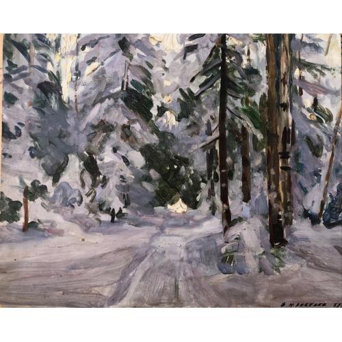 Лебедев В.Н. Зимний лес