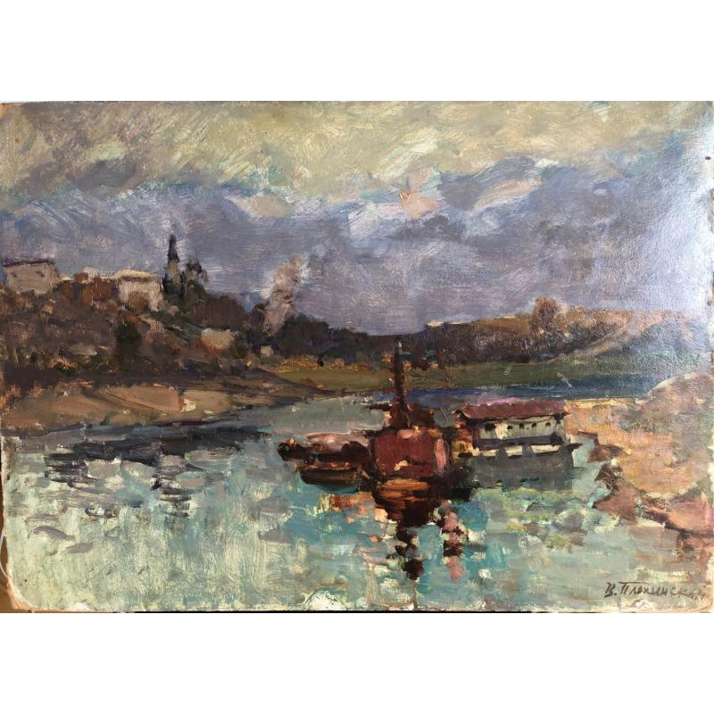 Плохинский В.А. На Оке, Калужский берег