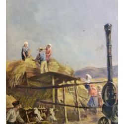 Ванециан А.В. Получение зерна, иллюстрация к роману С.П. Бабаевского Кавалер Золотой Звезды